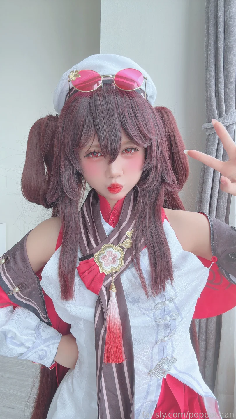 PoppaChan - 胡桃 HuTao [30P-33MB] tg@simisebaisi 【丝足阁】004.webp